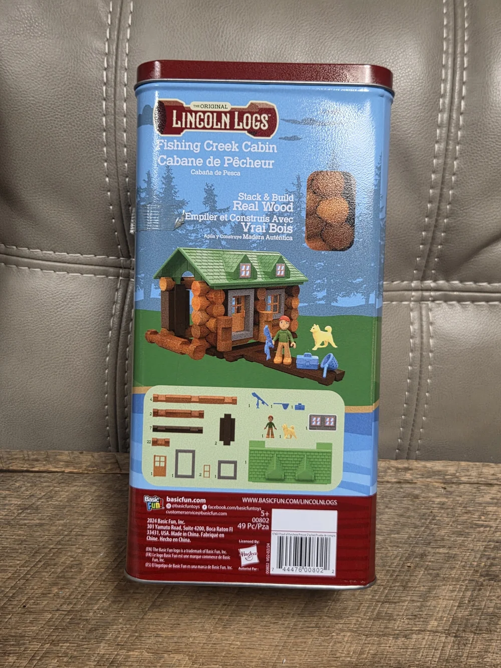 The Original Fishing Creek Cabin Building Set - Blue/Green